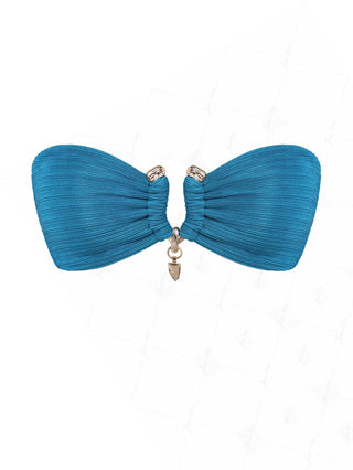 Janexswim U-ring Metal Bandeau Bikini Top