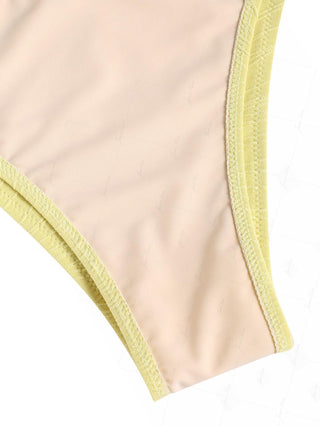 Janexswim Textured Tied Side Full Coverage Bikini Bottom